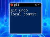 Git Undo Local Commit Your Quick Guide To Reversal