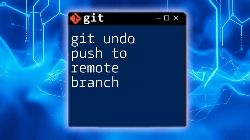 Quick Guide to Git Undo Squash Commands