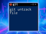 Mastering Git Stash For Untracked Files A Quick Guide