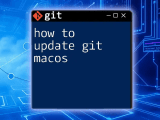 How To Update Git On Macos In Minutes
