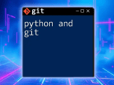 Python Import Git Quick Command Guide For Developers