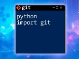 Python Import Git Quick Command Guide For Developers