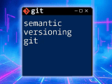 Mastering Semantic Versioning In Git A Quick Guide