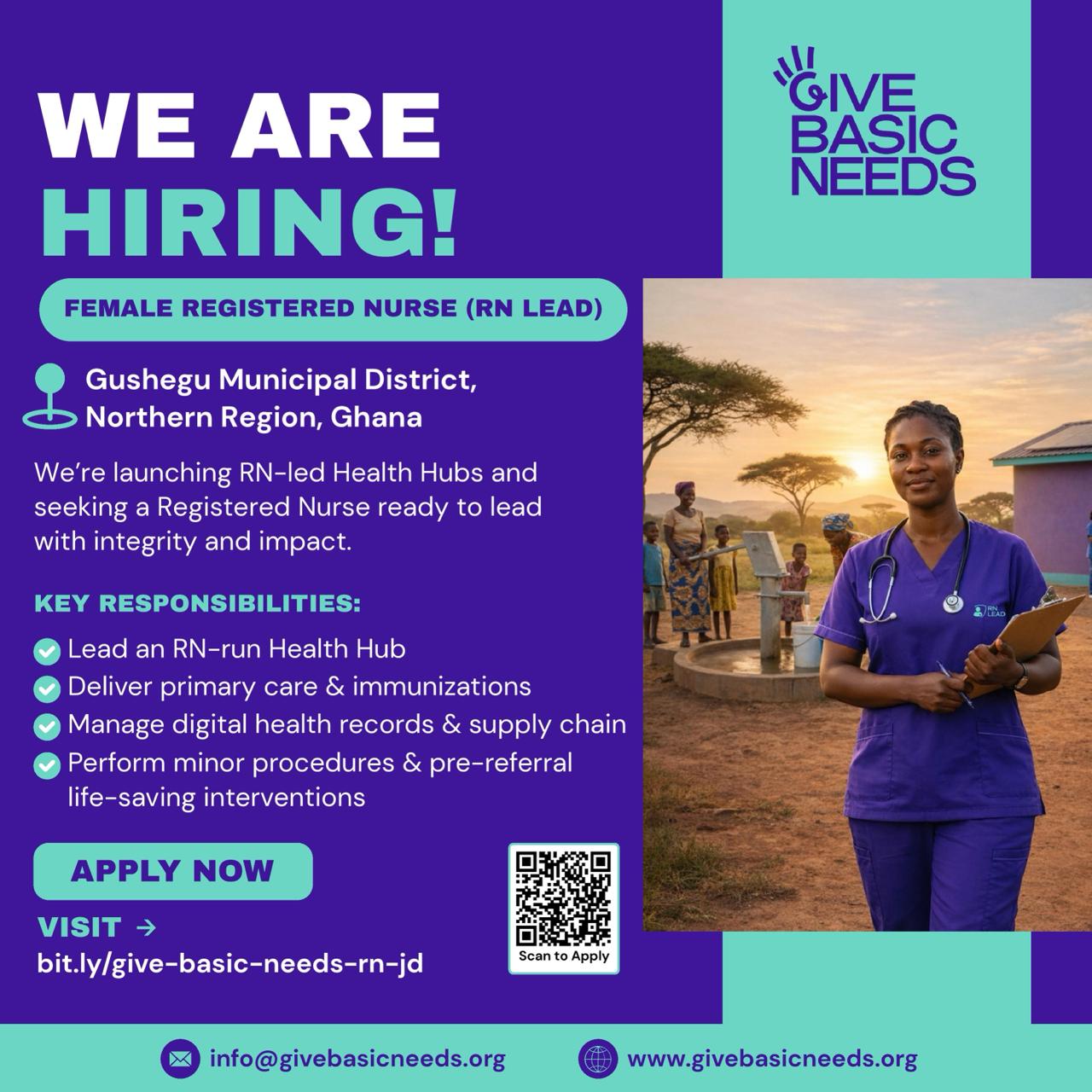 Female RN Lead Job Description