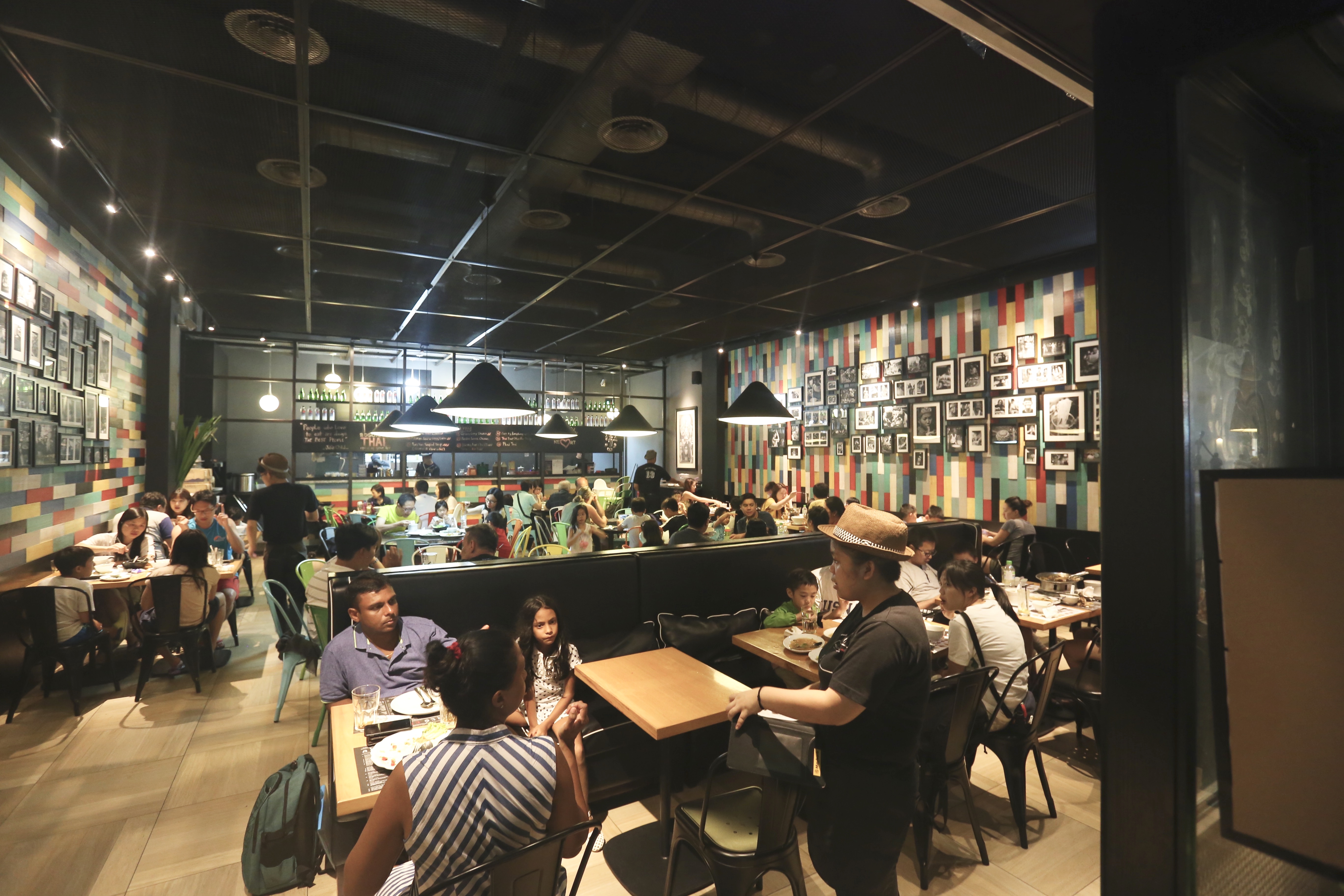 The only upscale-ish restaurant in walking distance, hence the crowds.