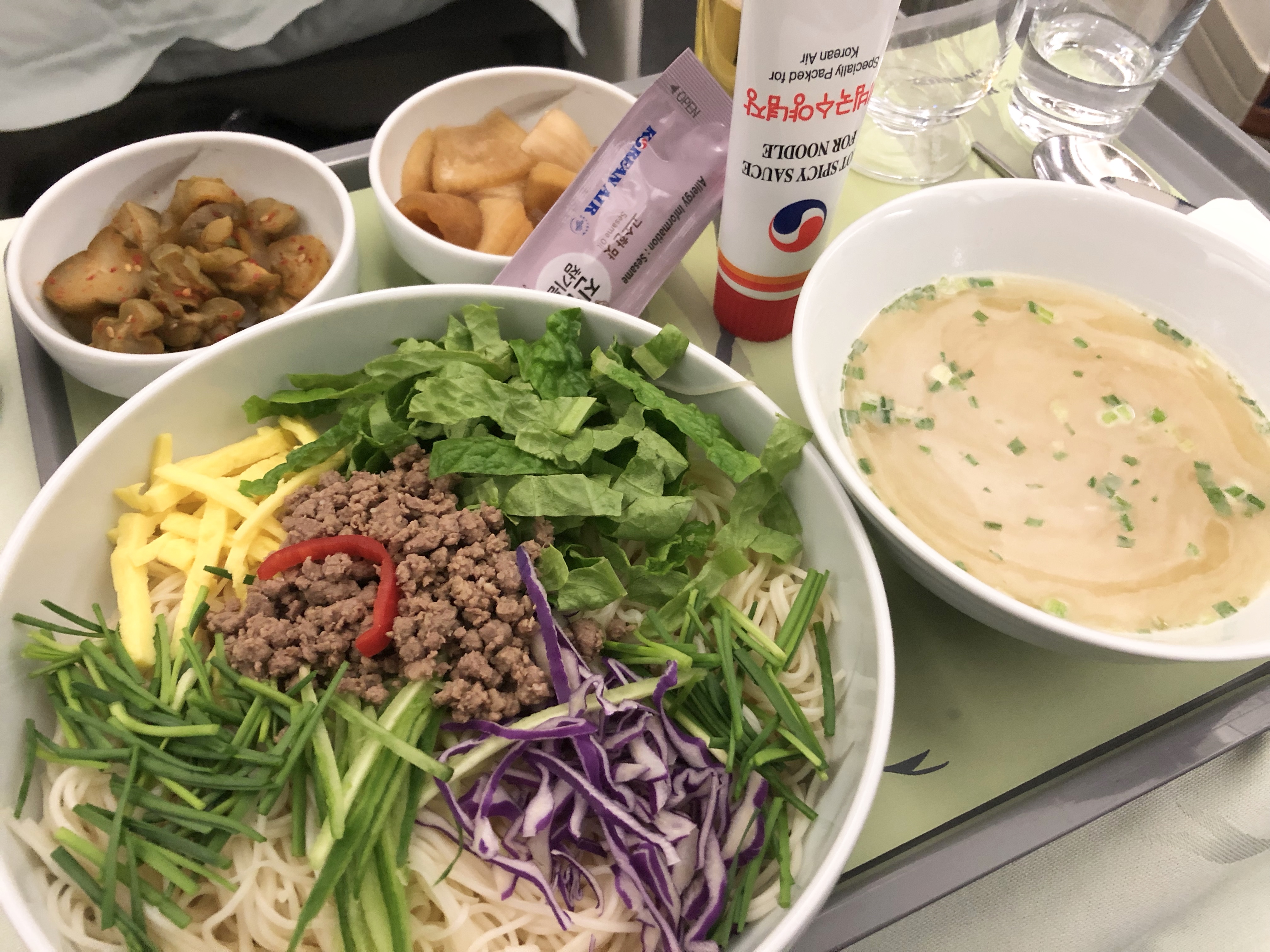 Bibim Guksu (2.25) - a new item on Korean Air.