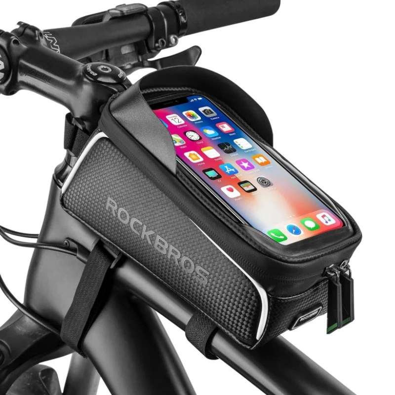 Bike Frame Bag for Phones & Gear 