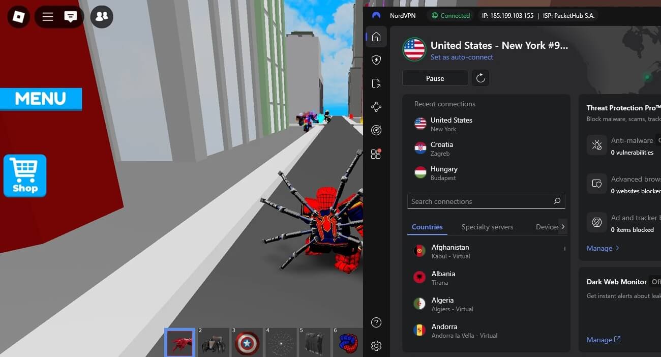 Best VPN For Roblox In 2026 Speed Security Low Latency Roblox NordVPN 
