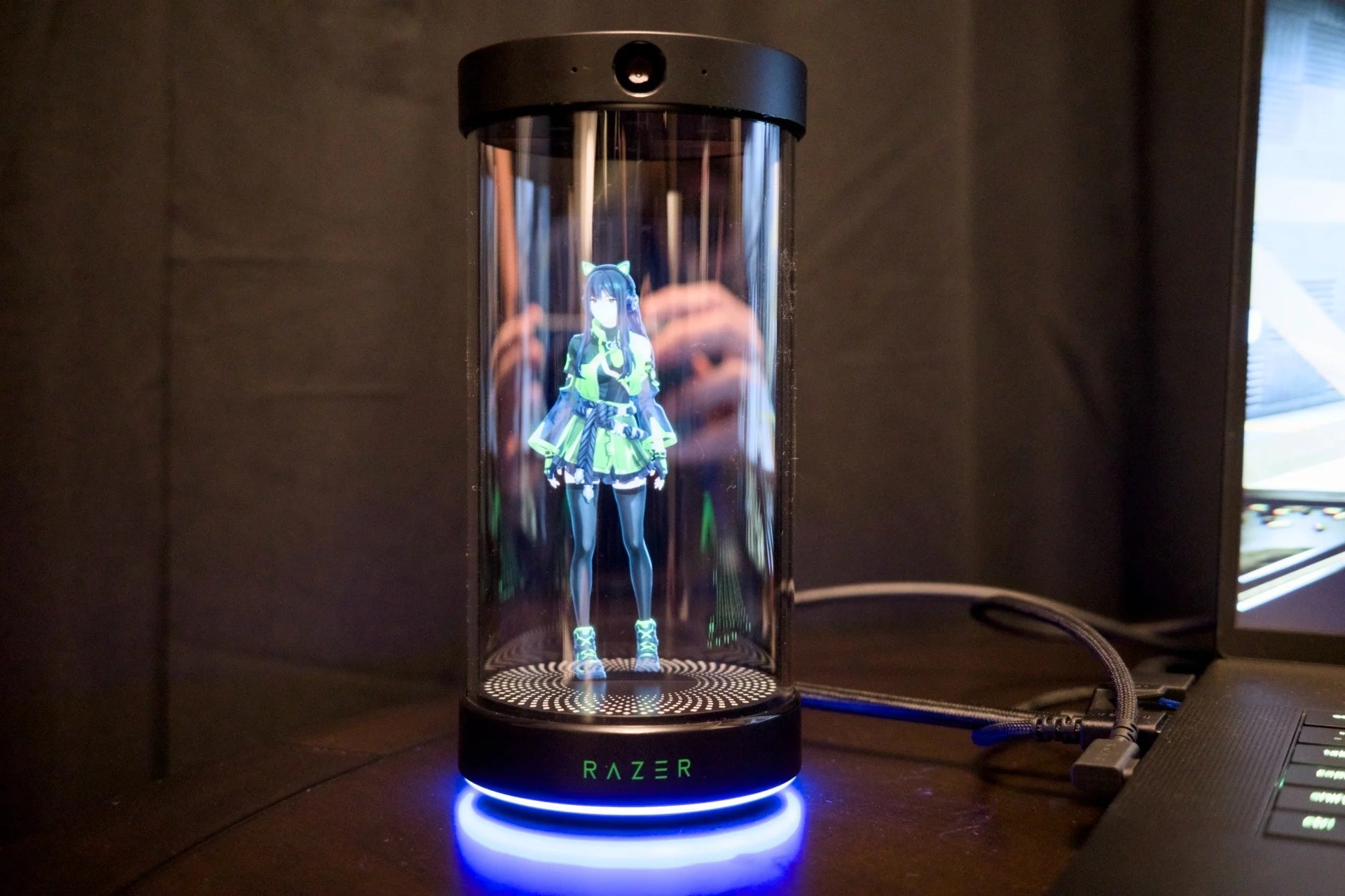 Razer Made Its AI Gaming Assistant Into A Waifu Hologram Project Ava 
