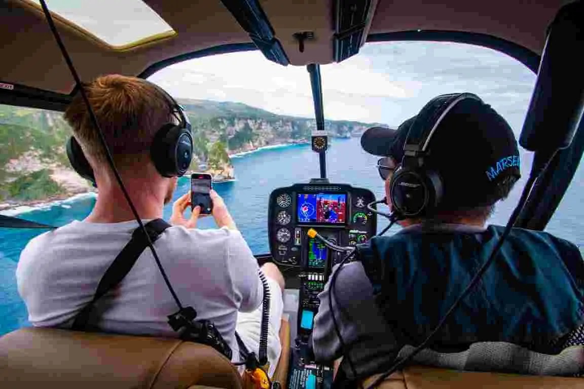 helicopter bali tours