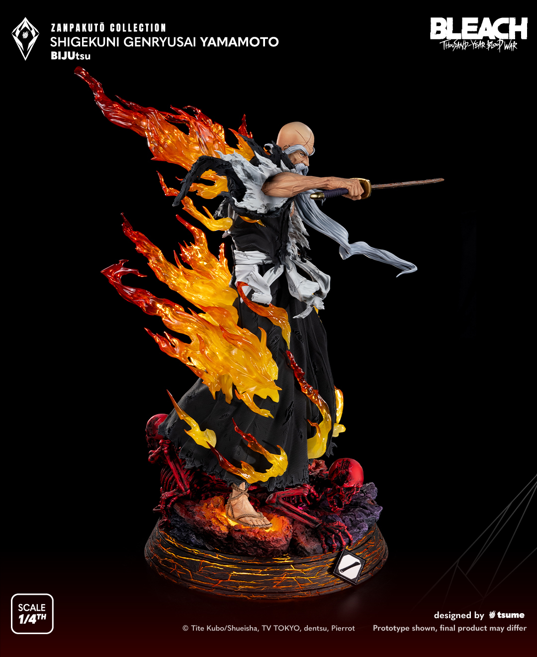 TSUME studio BLEACH 死神一番隊長山本元柳齋重國稚熱gk公仔模型