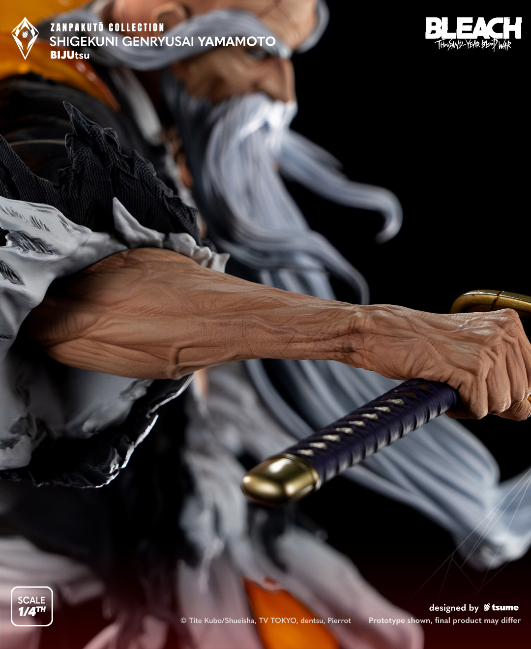 TSUME studio BLEACH 死神一番隊長山本元柳齋重國稚熱gk公仔模型