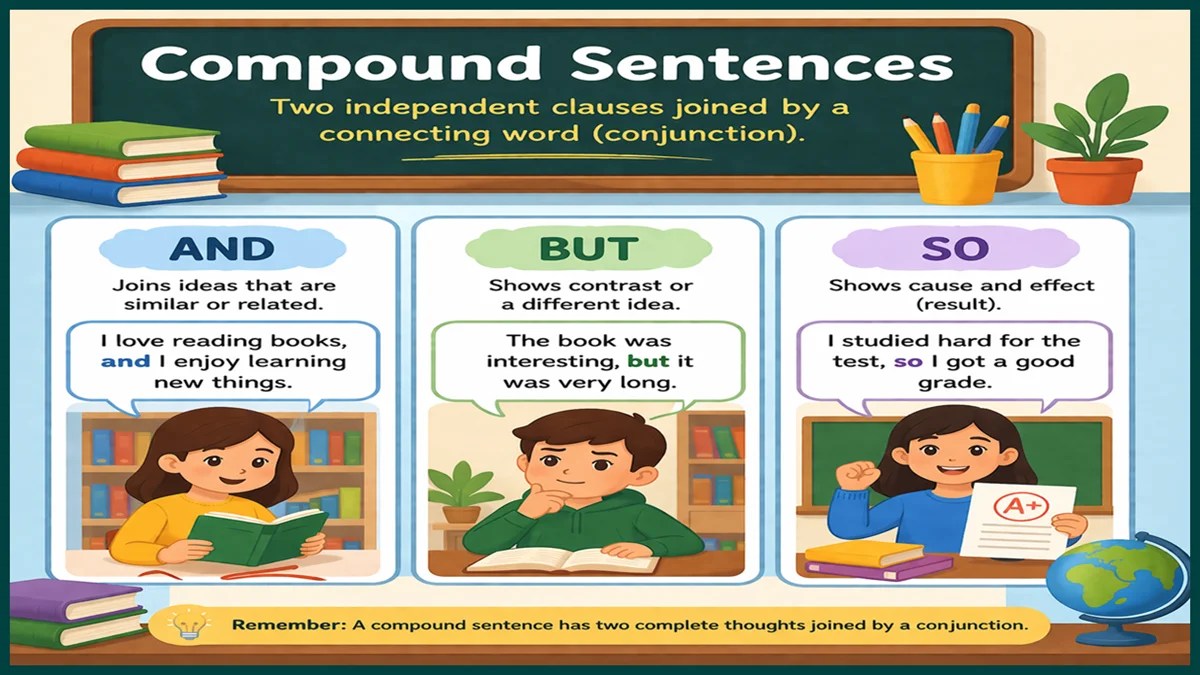 Compound Sentence Examples List