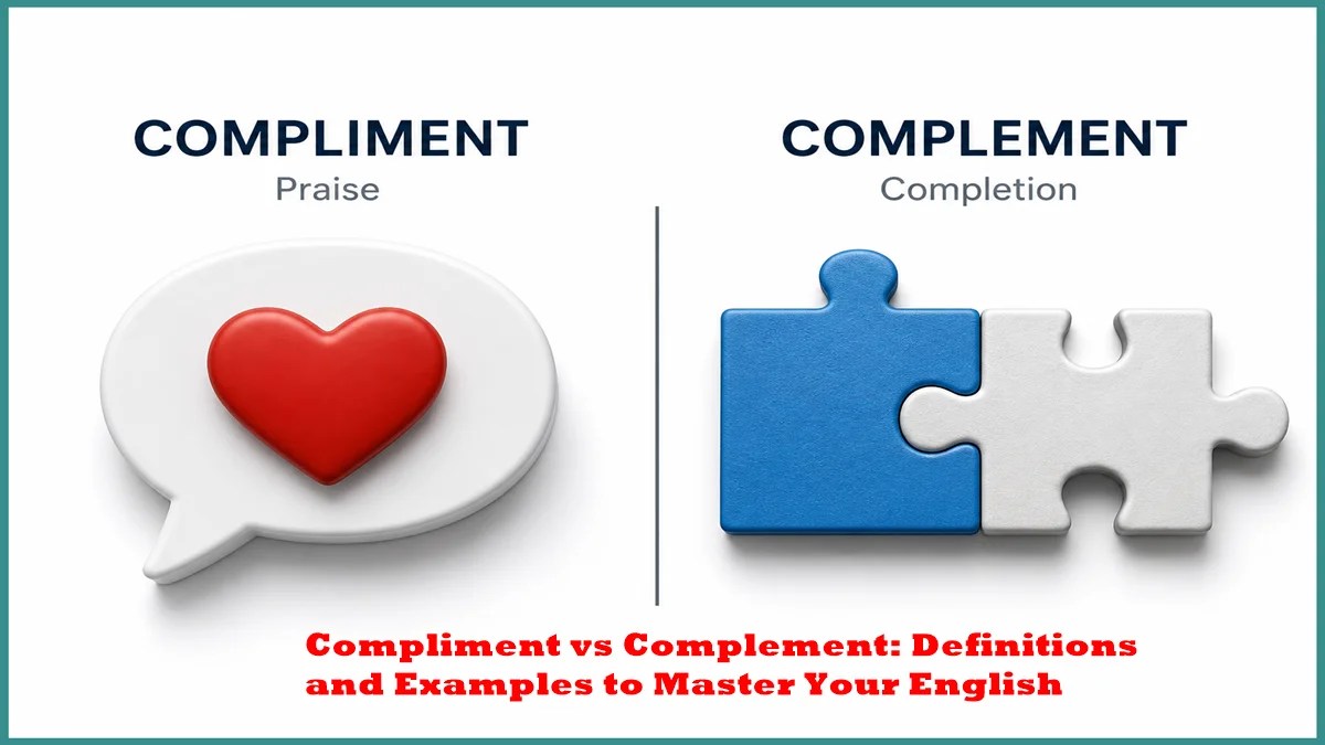 Compliment vs Complement