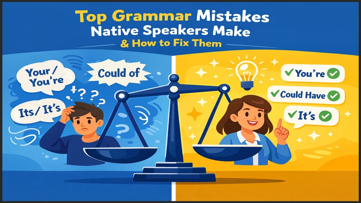 Grammar Mistakes Native Speakers Make