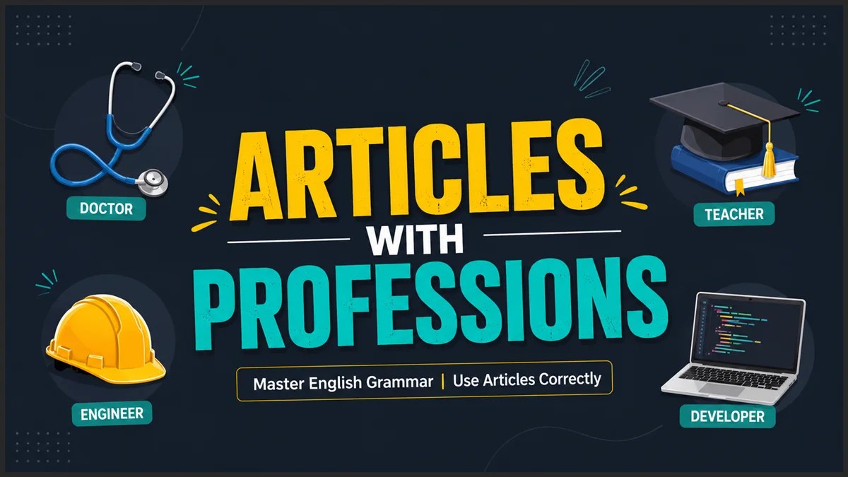 Articles with Professions Examples