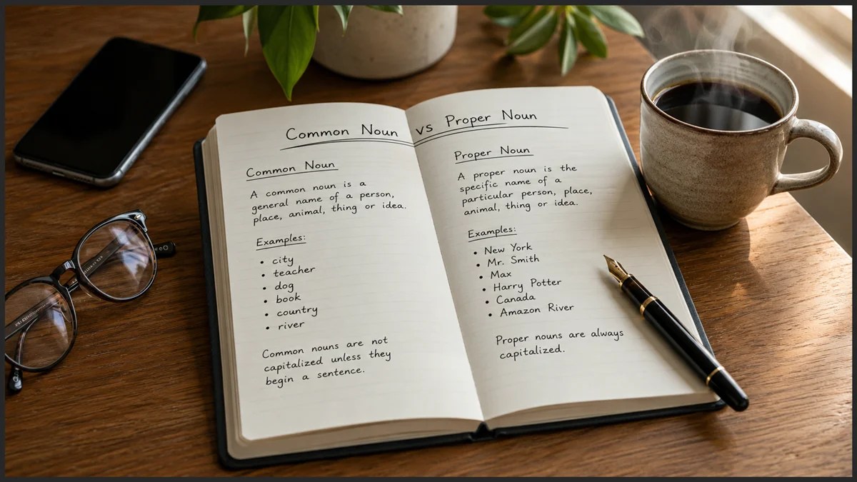 Common Noun and Proper Noun Examples