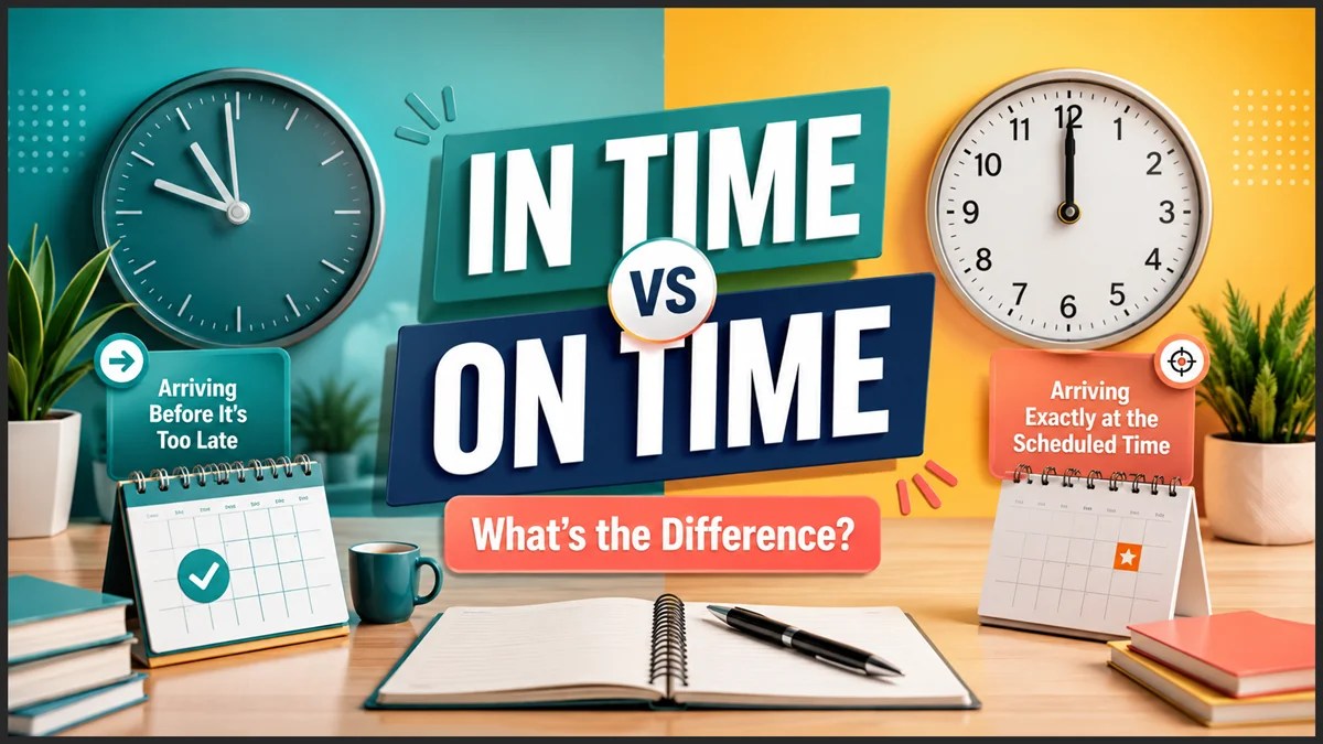 In Time vs On Time Difference with Examples