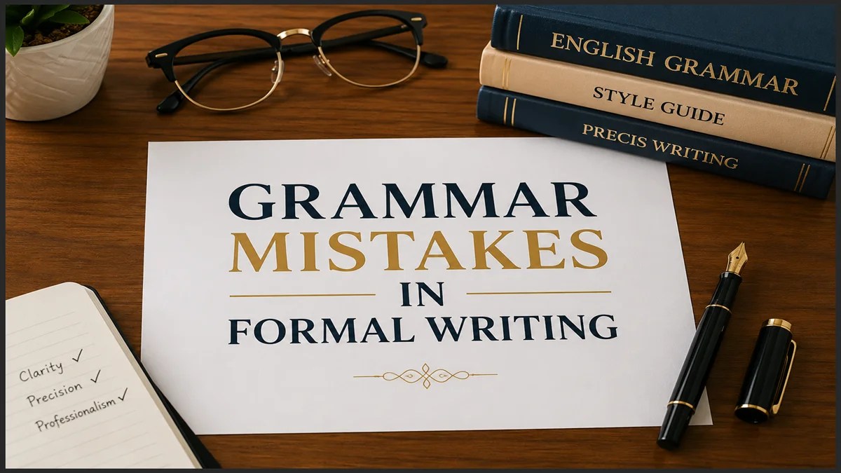 Grammar Mistakes in Formal Writing