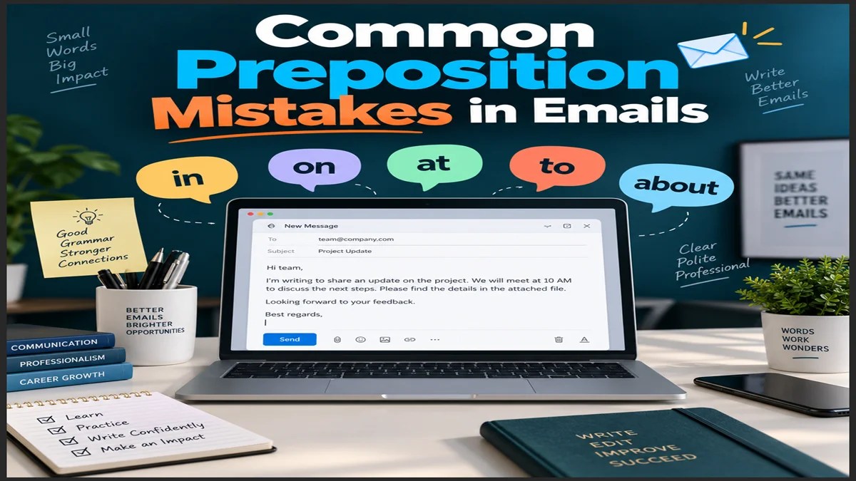 Common Preposition Mistakes in Emails