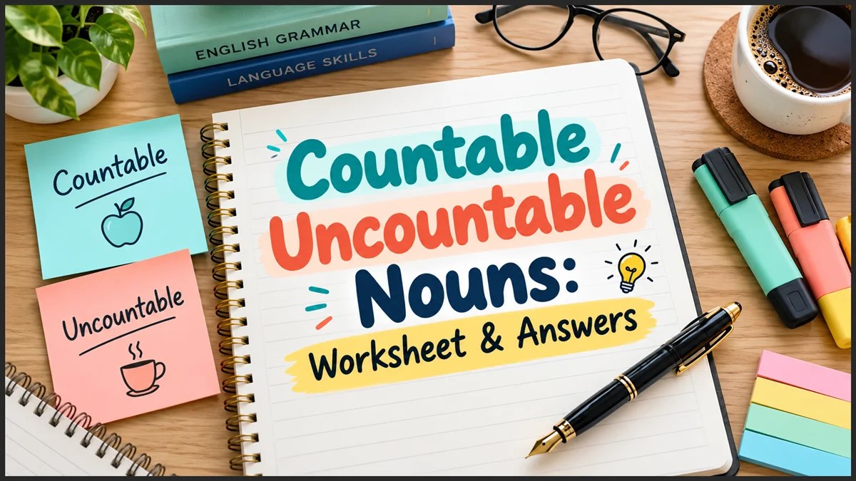 Countable Uncountable Nouns Worksheet Answers
