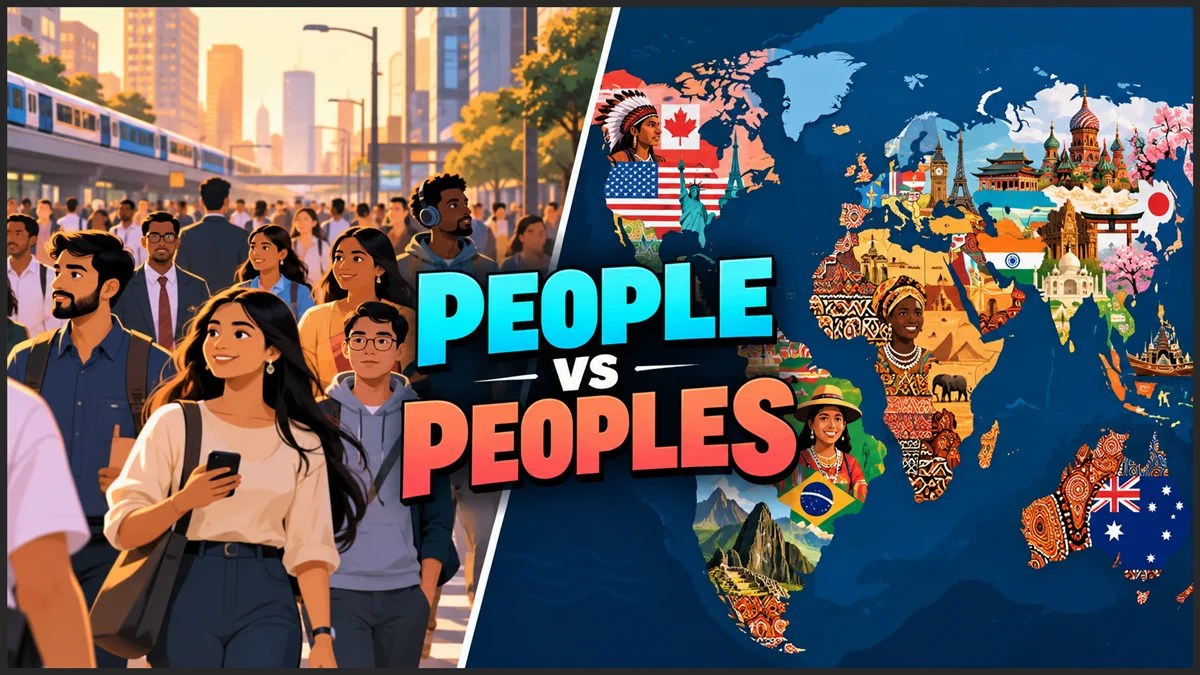 People vs Peoples Difference with Examples