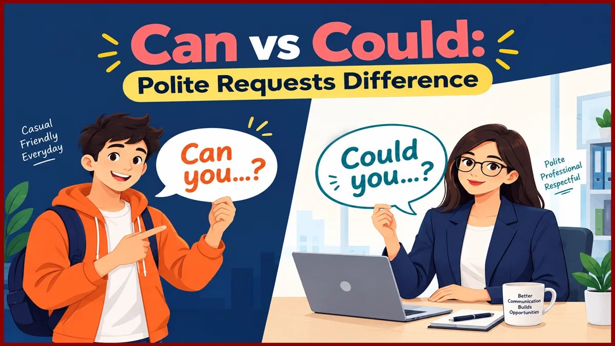 Can vs Could Polite Requests Difference
