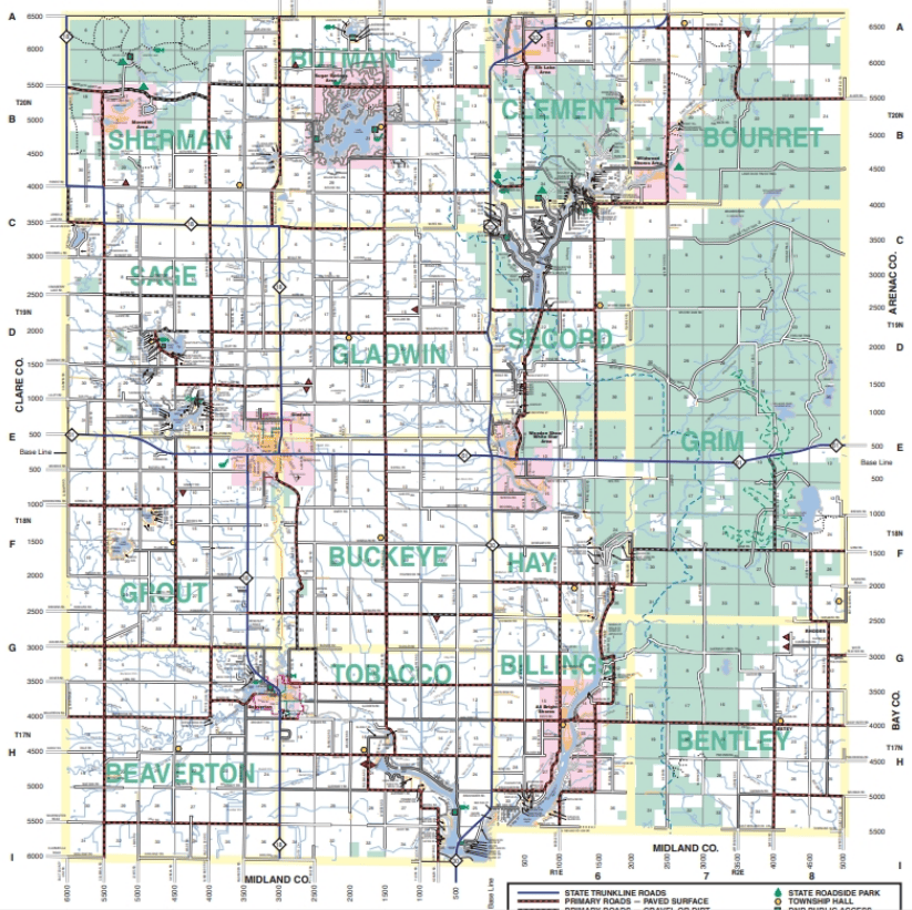 Gladwin County Mi Tax Assessor At Ruby Vannatter Blog Maps 