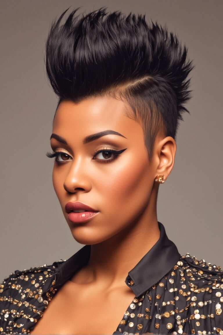 35 bold and stunning mohawk hairstyles for women: unleash your edgy