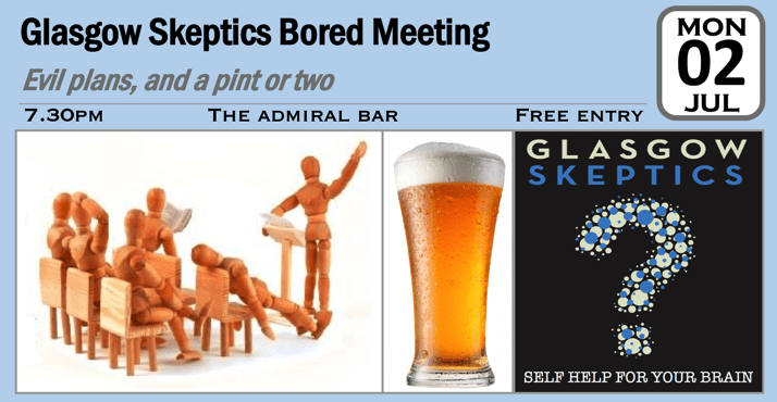 Bored Meeting event poster