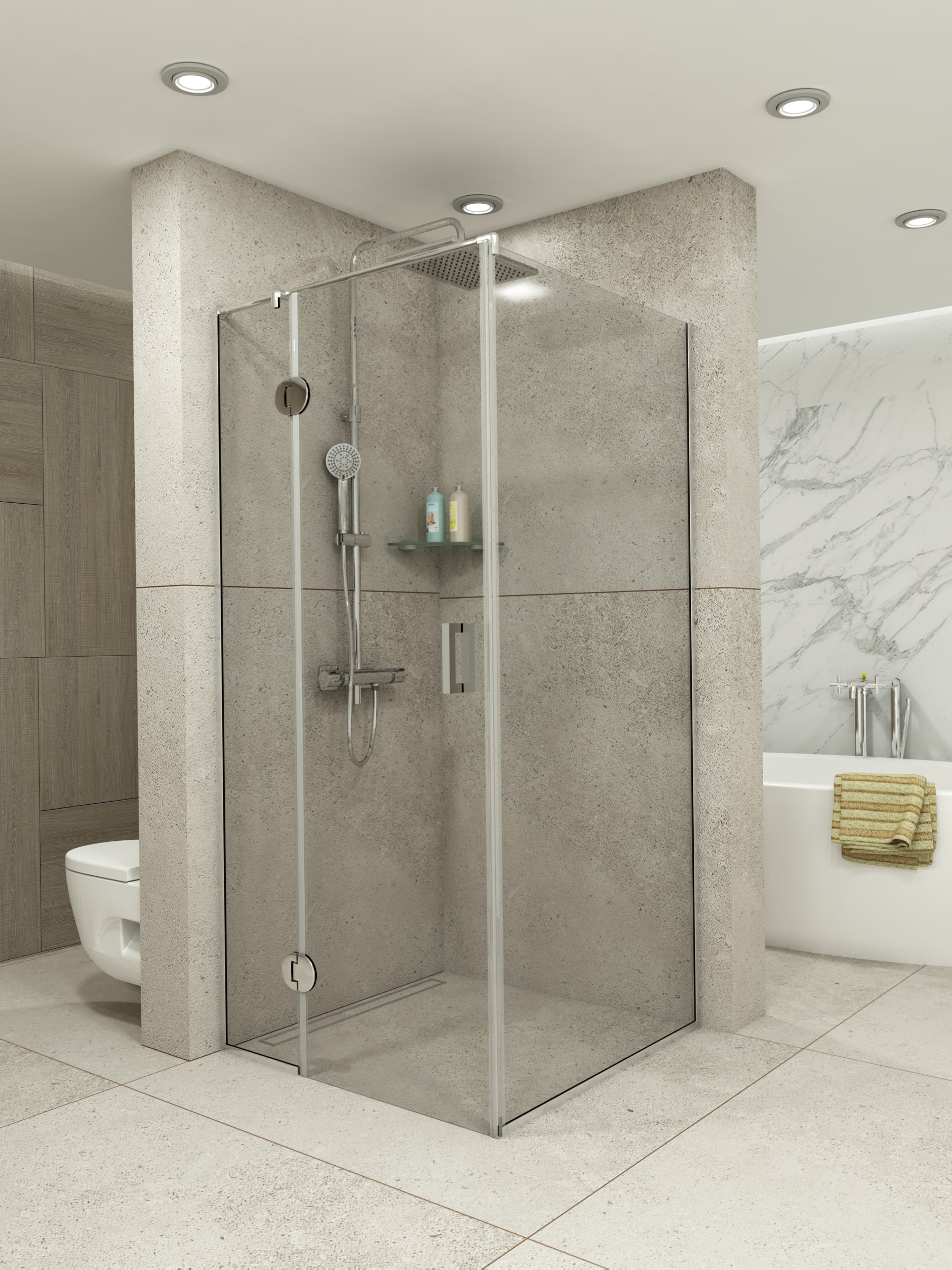 душ кабина модел gb004 от Glass Box