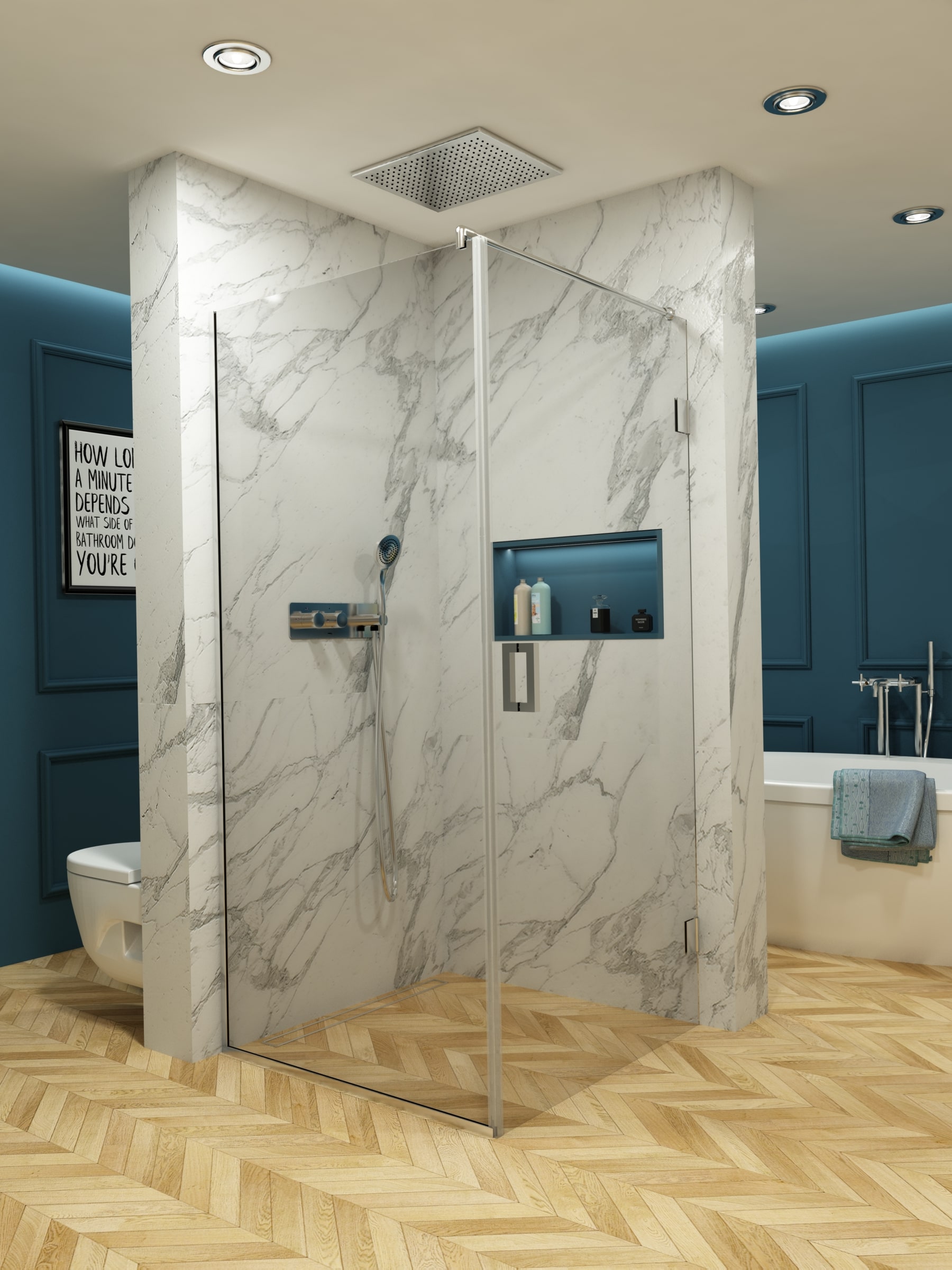 душ кабина модел gb005 от Glass Box