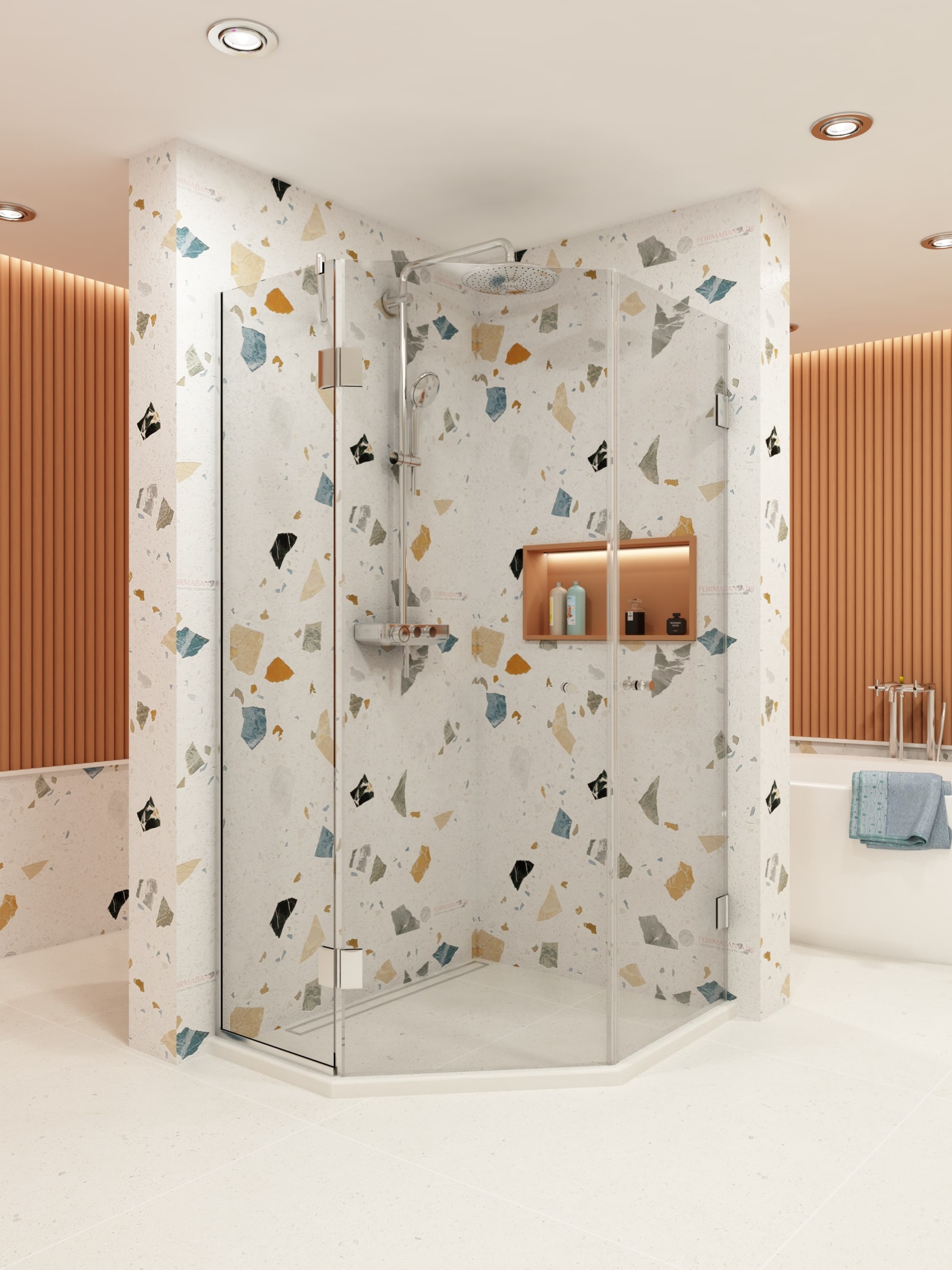 душ кабина модел gb007 от Glass Box