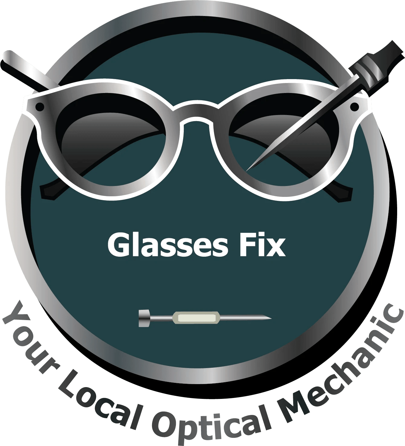 Glasses Fix Optical Mechanic Logo