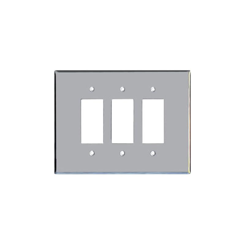 Mirror Acrylic Decora Plate (Triple)