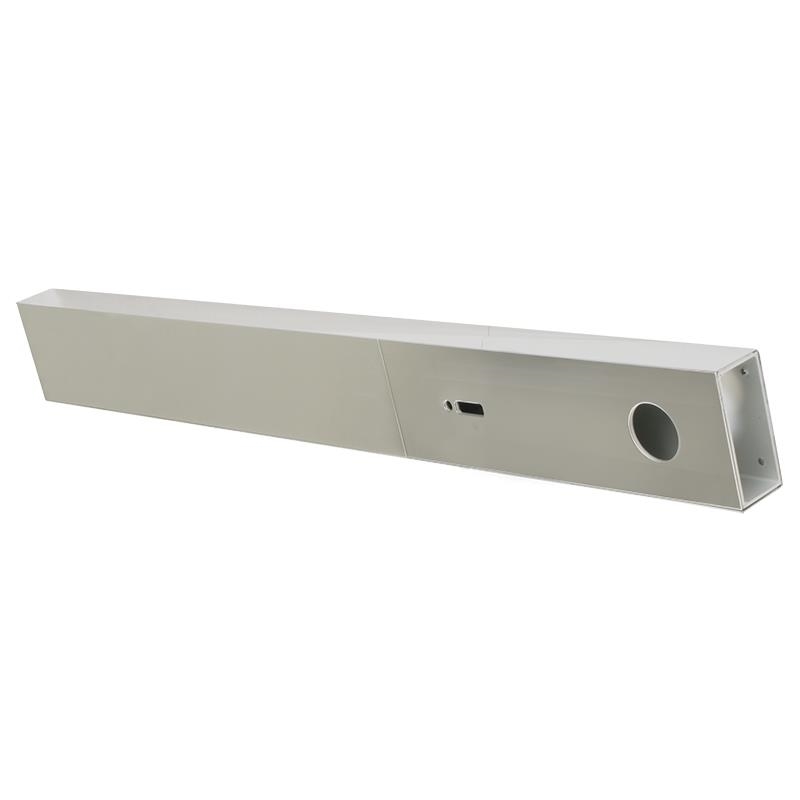 4" x 36" Single Door Header -Brushed Stainless