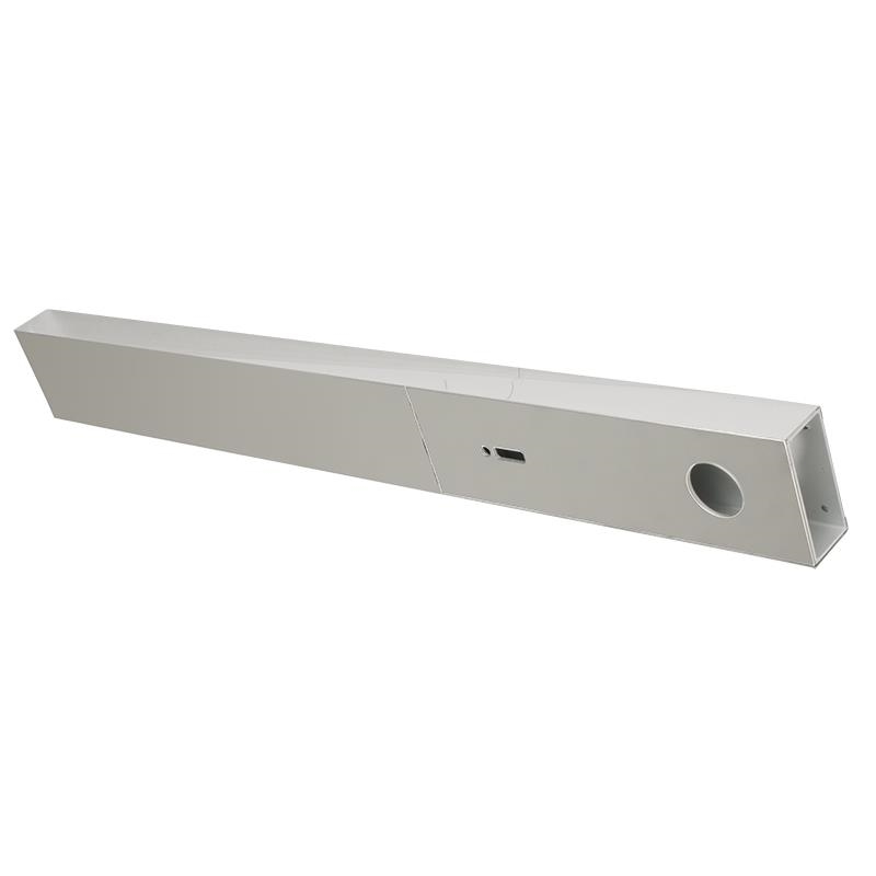 4" x 36" Single Door Header - Polished Stainless