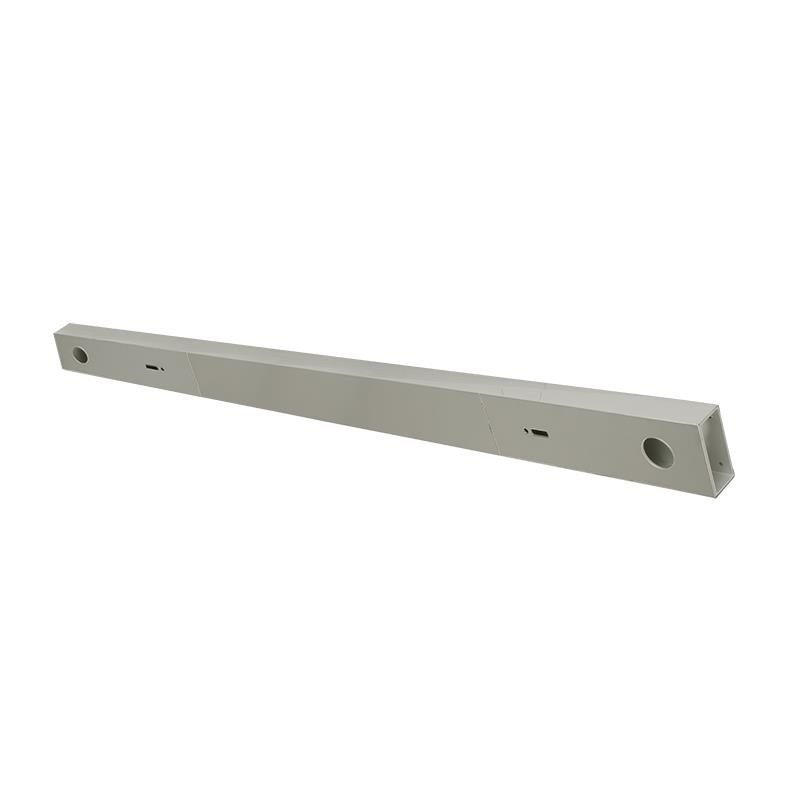 4" x 72" Double Door Header - Brushed Stainless