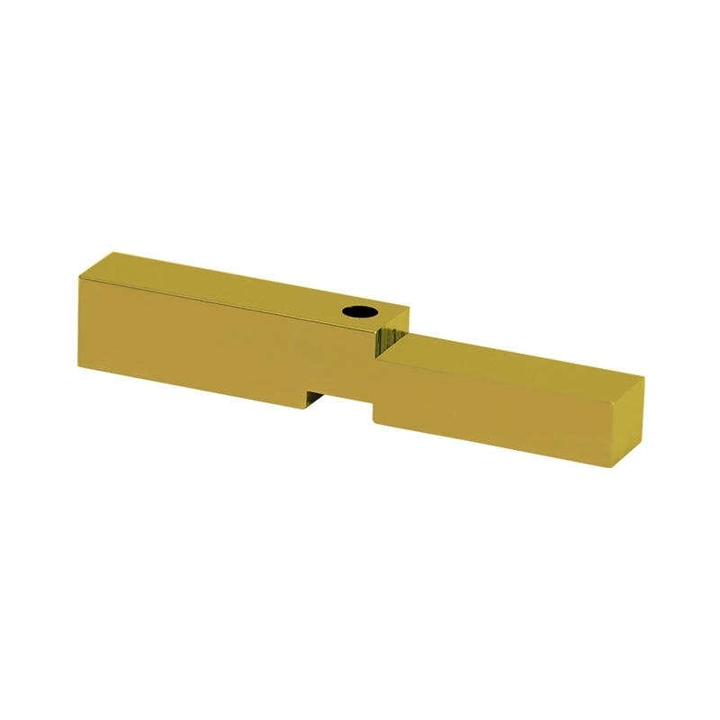 Header Hinge Adapter - Polished Brass