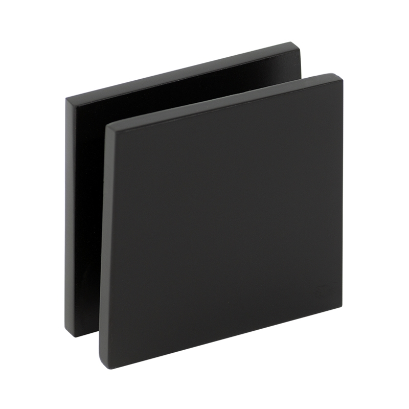 Glass Clip 2" x 2" - Matte Black