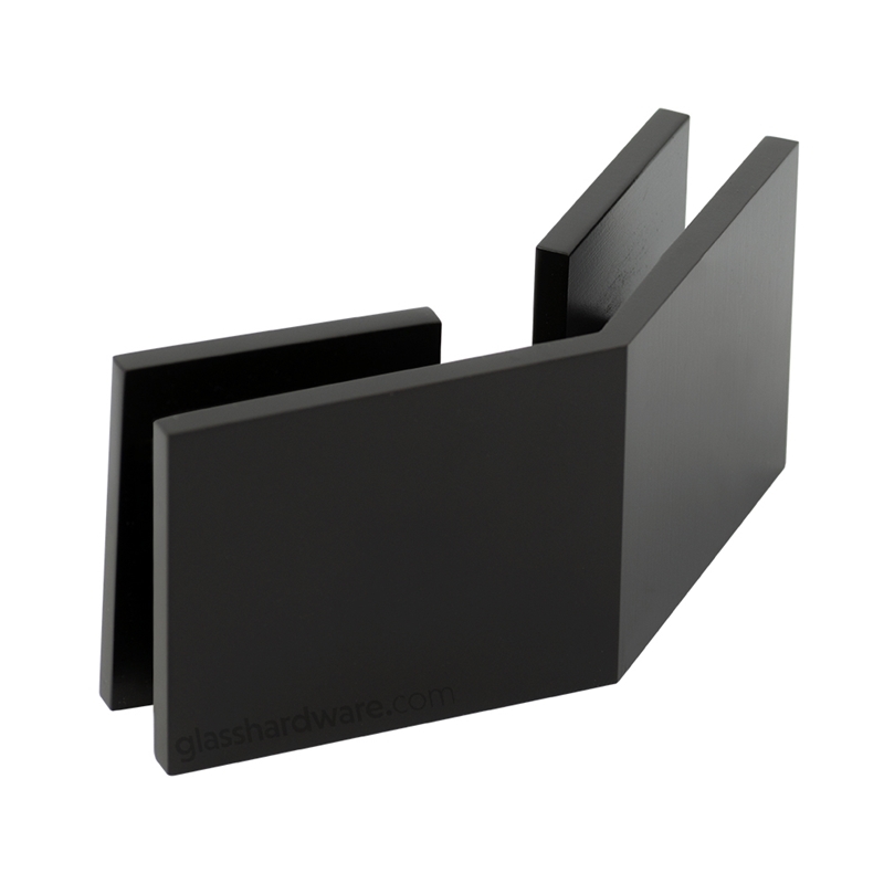 Heavy Duty Glass-to-Glass 135 Clip - Oil Rubbed Bronze