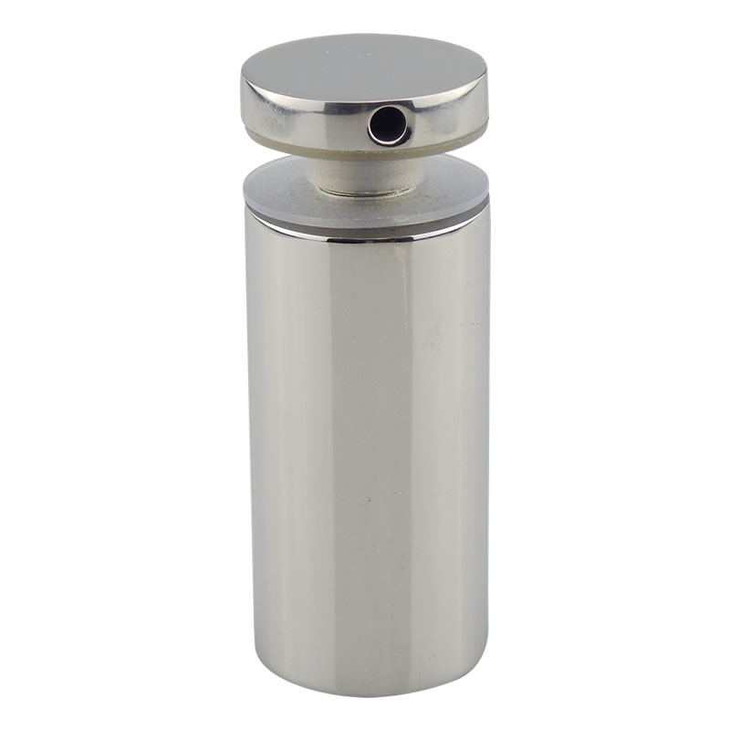 Glass Display Standoff 2" length - Chromel Finish