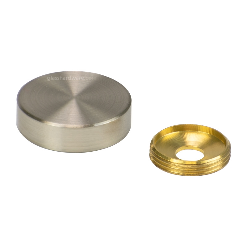 Decorative Brass Screw Cap - Br. Nickel