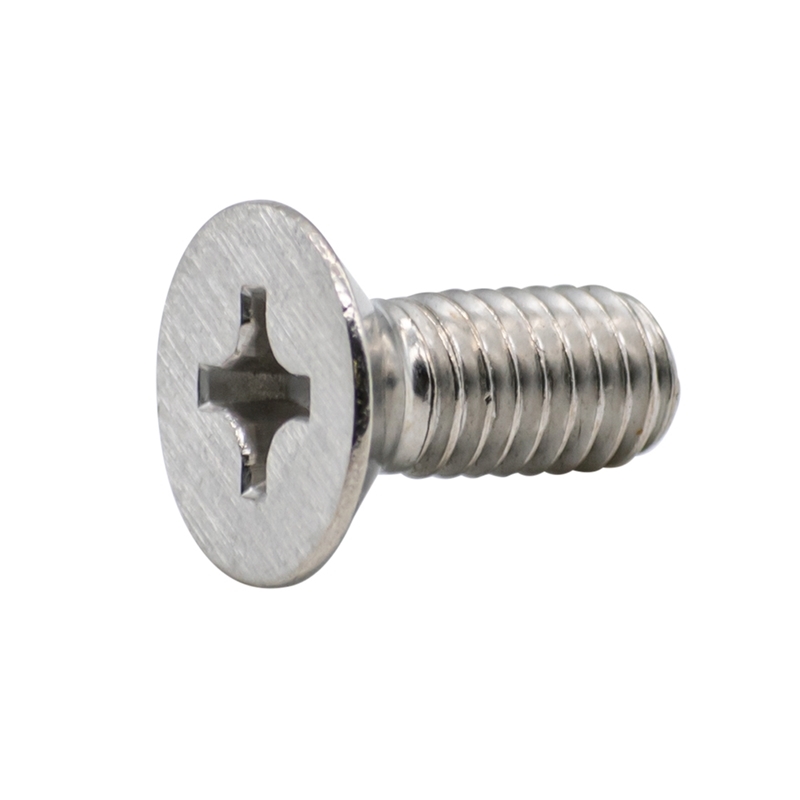 Stainless Steel Screw for Hinge Cover Plate - Brushed Stainless