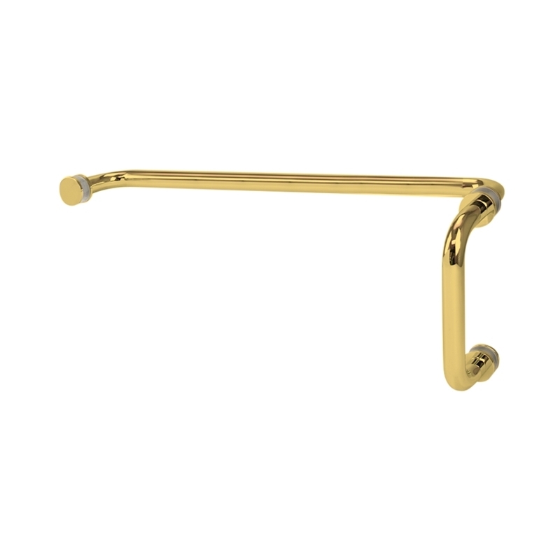 6" Pull & 18" Towel Bar Combo - Polished Brass