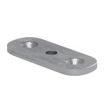 Mounting Plate Flat- Brushed Stainless