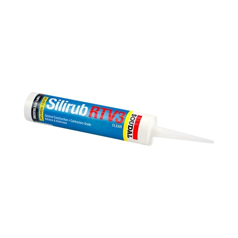 Clear Silicone Mildew Resistant Sealant Soudal