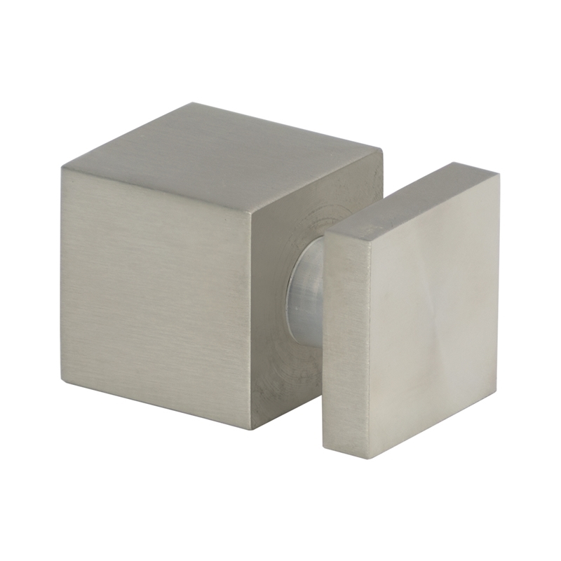 Glass Display Standoff 1″ length (Square) - Brushed Nickel Finish
