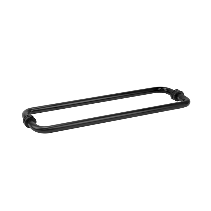 24" Back-to-Back Traditional Towel Bar - Matte Black