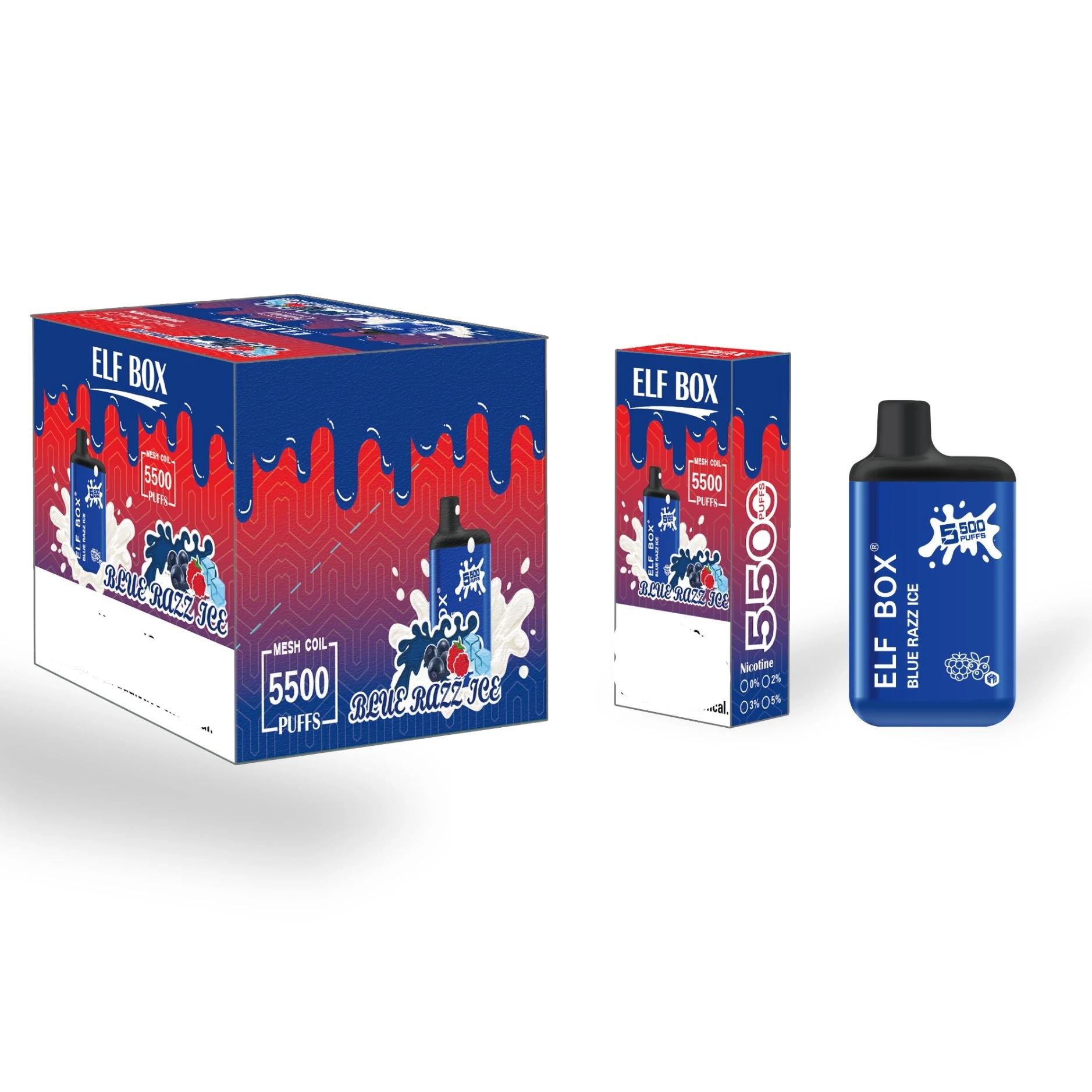 ELF BOX 5500 Disposable Vape 5500 Puffs Bulk Buy Wholesale - GleeVape